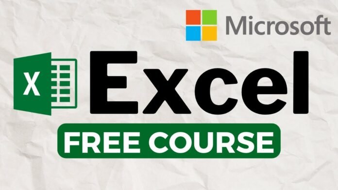 Free Microsoft Excel Online Course