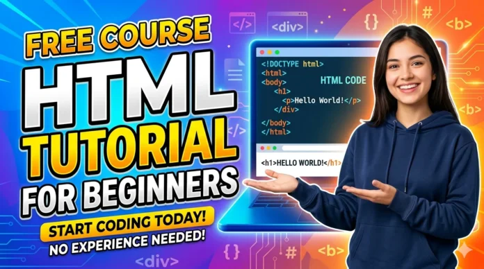 HTML Tutorial Free Course for Beginners HTML Tutorial Free Course for Beginners