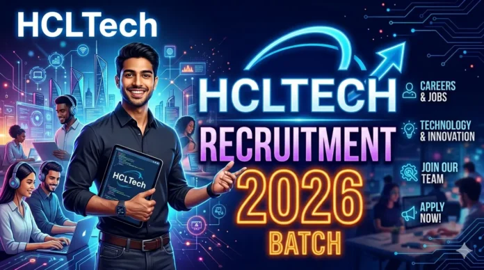 HCLTech Recruitment for 2026 Batch