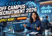 CISCO Off Campus Recruitment 2026 | Hiring Freshers for Software Engineer CISCO Off Campus Recruitment 2026