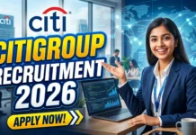 Citigroup Recruitment 2026 | Hiring for Freshers/Experienced as Young Apprentice Citigroup Recruitment 2026
