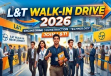 L&T Walk-in Drive 2026 | Hiring for Freshers as Diploma Trainee | Apply Now L&T Walk-in Drive 2026