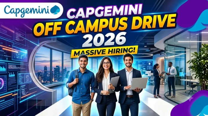 Capgemini Off Campus Drive 2026
