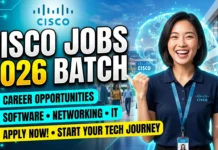 Cisco Recruitment for 2026 Batch | Hiring for Freshers as Software Engineer Trainee Cisco Recruitment for 2026 Batch