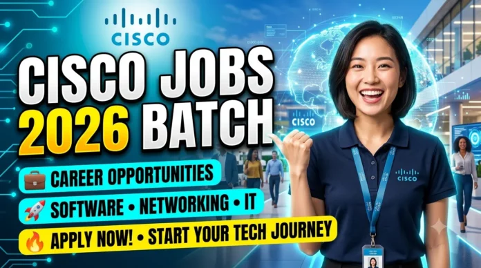 Cisco Recruitment for 2026 Batch Cisco Recruitment for 2026 Batch