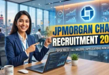 JPMorgan Chase Recruitment 2026 | Hiring for Freshers as Product Analyst | Apply Now JPMorgan Chase Recruitment 2026